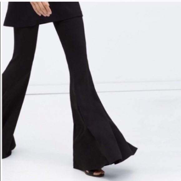 Zara Studio Extra Flare Trouser. Blogger Favorite - Picture 3 of 8